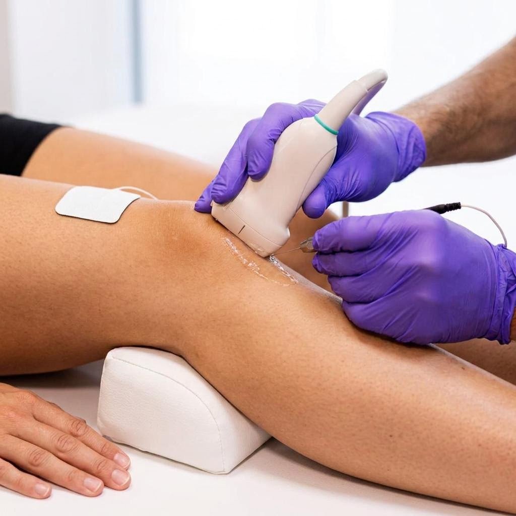 EPTE-behandeling van de patellapees